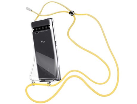 Funda cristal con Cordón Amarillo para TCL 10 Pro