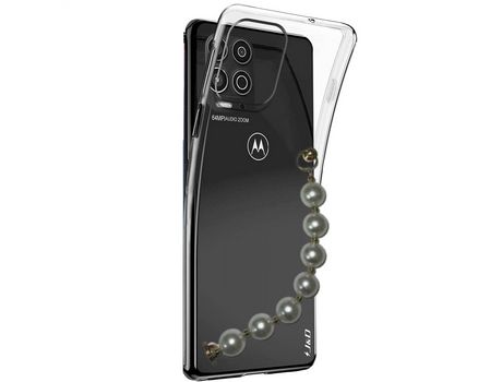 Funda cristal con Soporte pérola para Motorola Moto G100