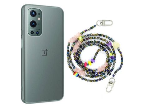 Funda cristal con Rosario smile para Oneplus 9 Pro