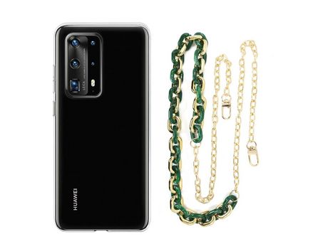 Funda cristal con Cordón Cadena Negro para Xiaomi 12 Pro