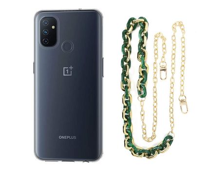 Funda cristal con Cordón verde para Google Pixel 4A 5G