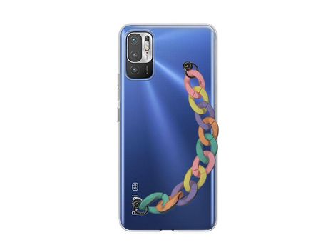 Funda cristal con Soporte rainbow para Xiaomi Redmi Note 10 5G