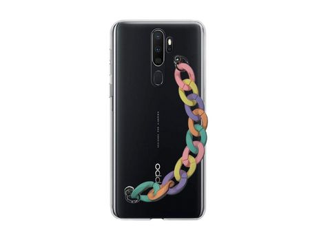 Funda cristal con Soporte rainbow para Oppo A9