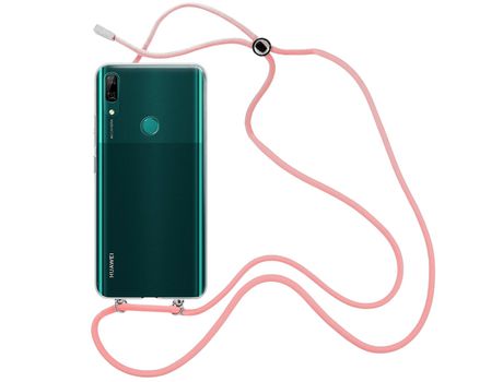 Funda cristal con Cordón Cadena Negro para Oppo A9