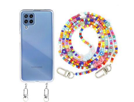 Funda cristal con Rosario colorful para Samsung Galaxy M32