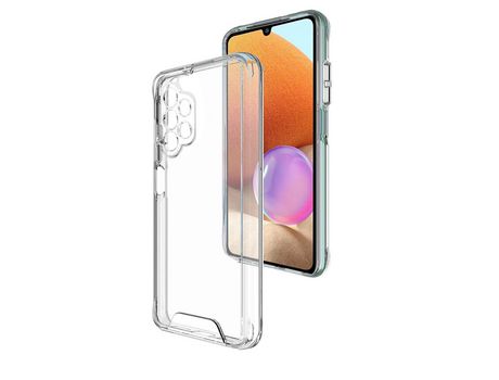 Funda acrilico Certificación militar MIL-STD 810G para Samsung Galaxy A32 4G Transparente