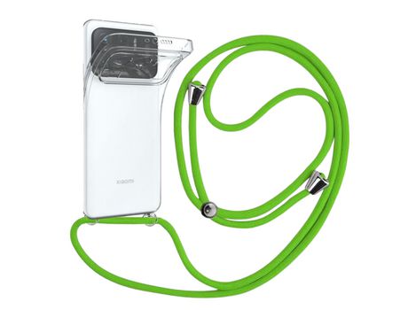 Funda cristal con Cordón verde para Xiaomi Mi 11 Ultra