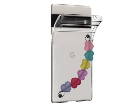 Funda cristal con Soporte Corazones para Google Pixel 6 Pro