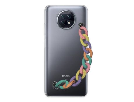 Funda cristal con Soporte rainbow para Xiaomi Redmi Note 9T