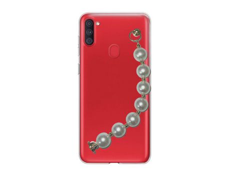 Funda cristal con Soporte pérola para Samsung Galaxy M11
