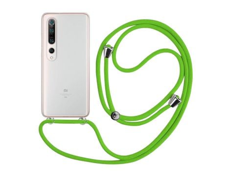 Funda cristal con Cordón verde para Xiaomi Mi 10 Pro