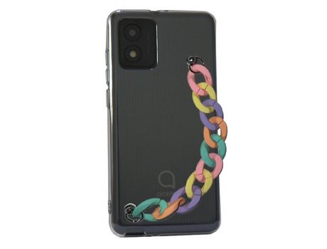 Funda cristal con Soporte rainbow para Alcatel 1B 2022