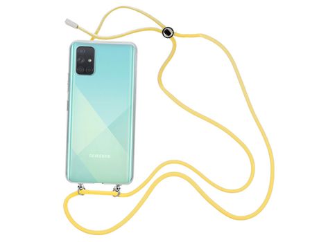Funda cristal con Cordón Amarillo para Samsung Galaxy A51
