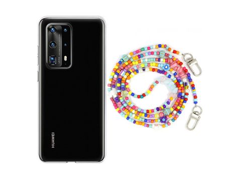 Funda cristal con Rosario colorful para Huawei P40 Pro