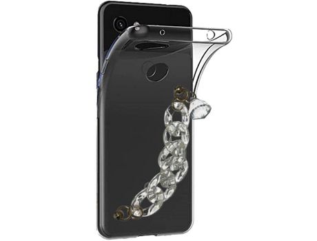 Funda cristal con Soporte diamante para Google Pixel 3A XL