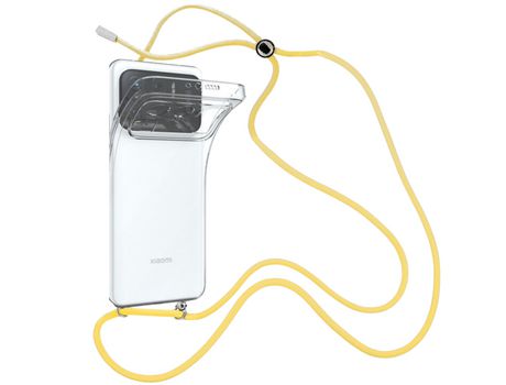 Funda cristal con Cordón Amarillo para Xiaomi Mi 11 Ultra