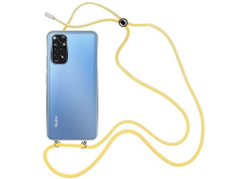 Funda cristal con Cordón Amarillo para Xiaomi Redmi Note 11 Pro