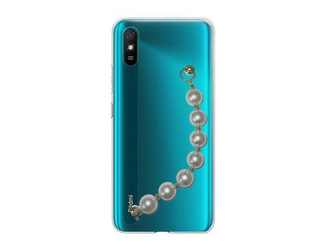 Funda cristal con Soporte pérola para Xiaomi Redmi 9A