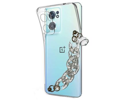 Funda cristal con Soporte diamante para Oneplus Nord CE 2 5G