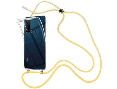Funda cristal con Cordón Amarillo para TCL 20R 5G