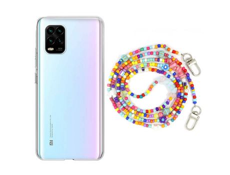 Funda cristal con Rosario colorful para Xiaomi Mi 10 Lite
