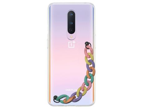 Funda cristal con Soporte rainbow para Oneplus 8