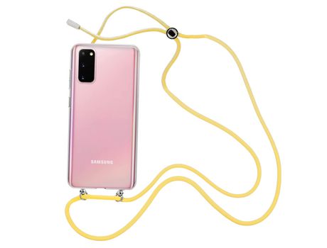 Funda cristal con Cordón Amarillo para Samsung Galaxy S20 5G