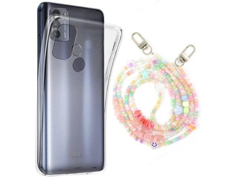 Funda cristal con Rosario baby para Motorola Moto G50