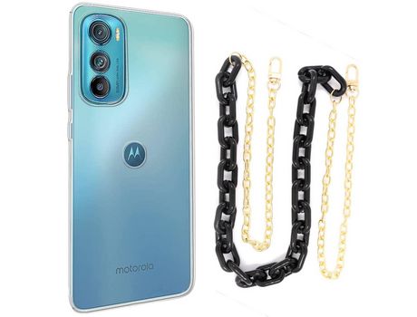 Funda cristal con Cordón Gris para Alcatel 1B 2021
