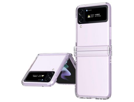 Funda acrilico Certificación militar MIL-STD 810G para Samsung Galaxy Z Flip 4 Transparente