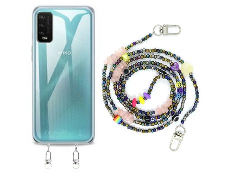 Funda cristal con Rosario smile para Wiko U10