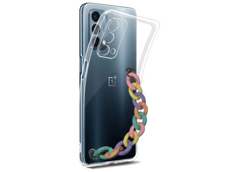 Funda cristal con Soporte rainbow para Oneplus Nord N200 5G