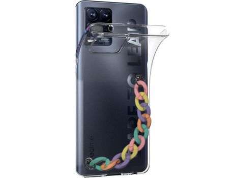 Funda cristal con Soporte rainbow para Realme 8 5G