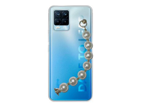 Funda cristal con Soporte pérola para Realme 8 Pro