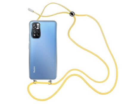 Funda cristal con Cordón Amarillo para Xiaomi Redmi Note 11 Pro Plus
