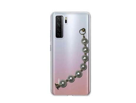 Funda cristal con Soporte pérola para Huawei P40 Lite 5G