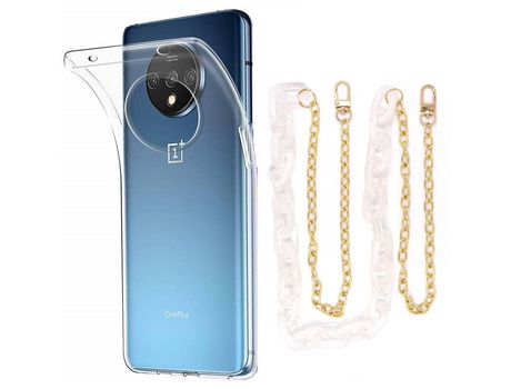 Funda cristal con Cordón Amarillo para iPhone 13 Mini