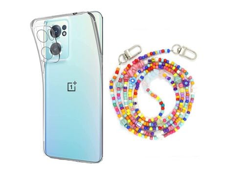Funda cristal con Rosario colorful para Oneplus Nord CE 2 5G