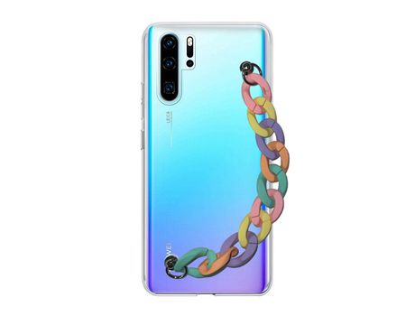 Funda cristal con Soporte rainbow para Huawei P30 Pro