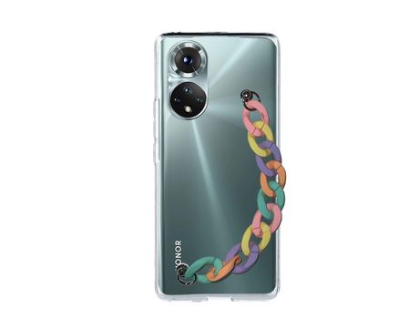Funda cristal con Soporte rainbow para Honor 50
