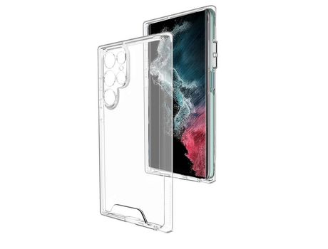 Funda acrilico Certificación militar MIL-STD 810G para Samsung Galaxy S22 Ultra Transparente