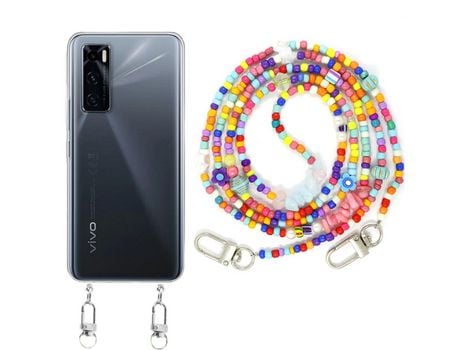 Funda cristal con Rosario colorful para Vivo Y70