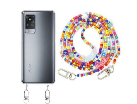 Funda cristal con Rosario colorful para Vivo X60 pro