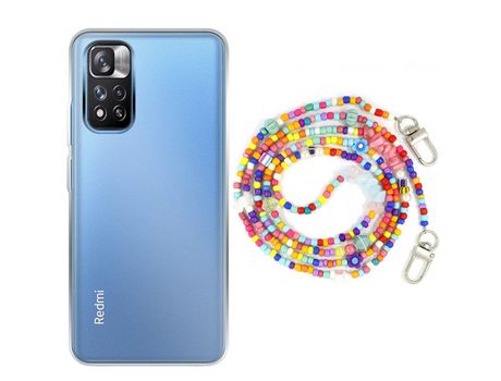 Funda cristal con Rosario colorful para Xiaomi Redmi Note 11 Pro Plus