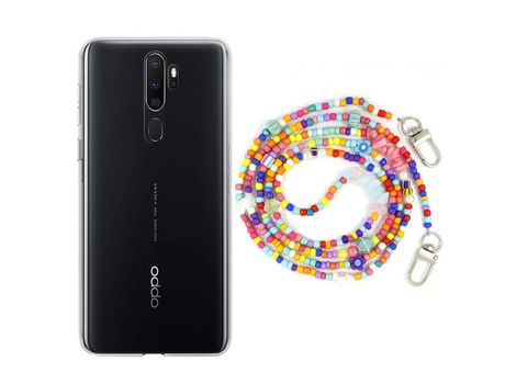 Funda cristal con Rosario colorful para Oppo A9