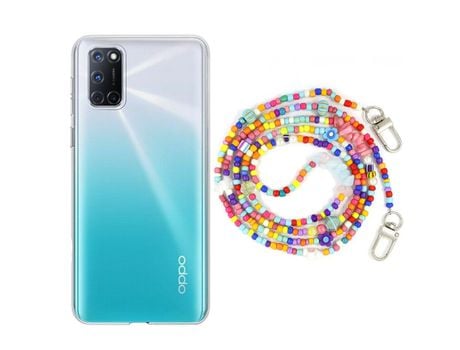 Funda cristal con Rosario colorful para Oppo A52