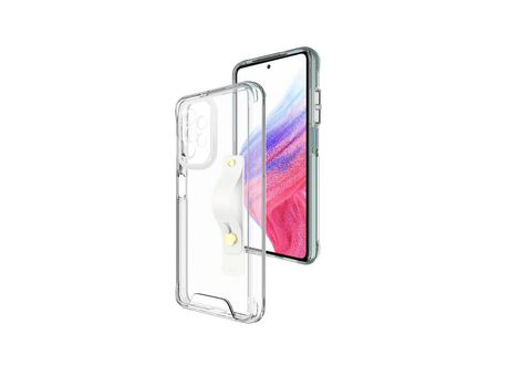 Funda acrilico Certificación militar MIL-STD 810G con Soporte Multifunción para Samsung Galaxy A53 5G Transparente