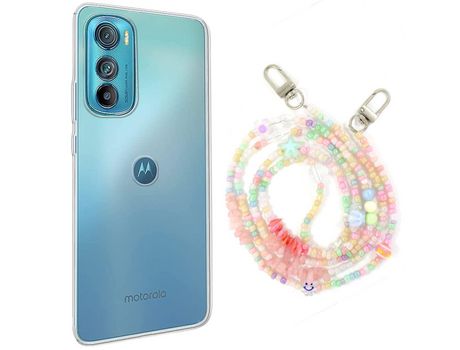 Funda cristal con Rosario baby para Motorola Edge 30