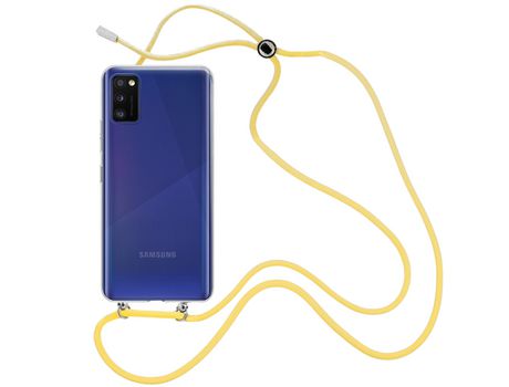 Funda cristal con Cordón Amarillo para Samsung Galaxy A41