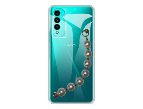 Funda cristal con Soporte pérola para Wiko T50